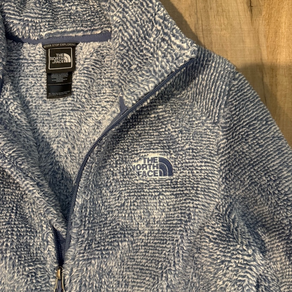 The North Face Blue Sherpa Soft Fleece Women’s Cabincore Adventure-Ready Jacket - Picture 3 of 12